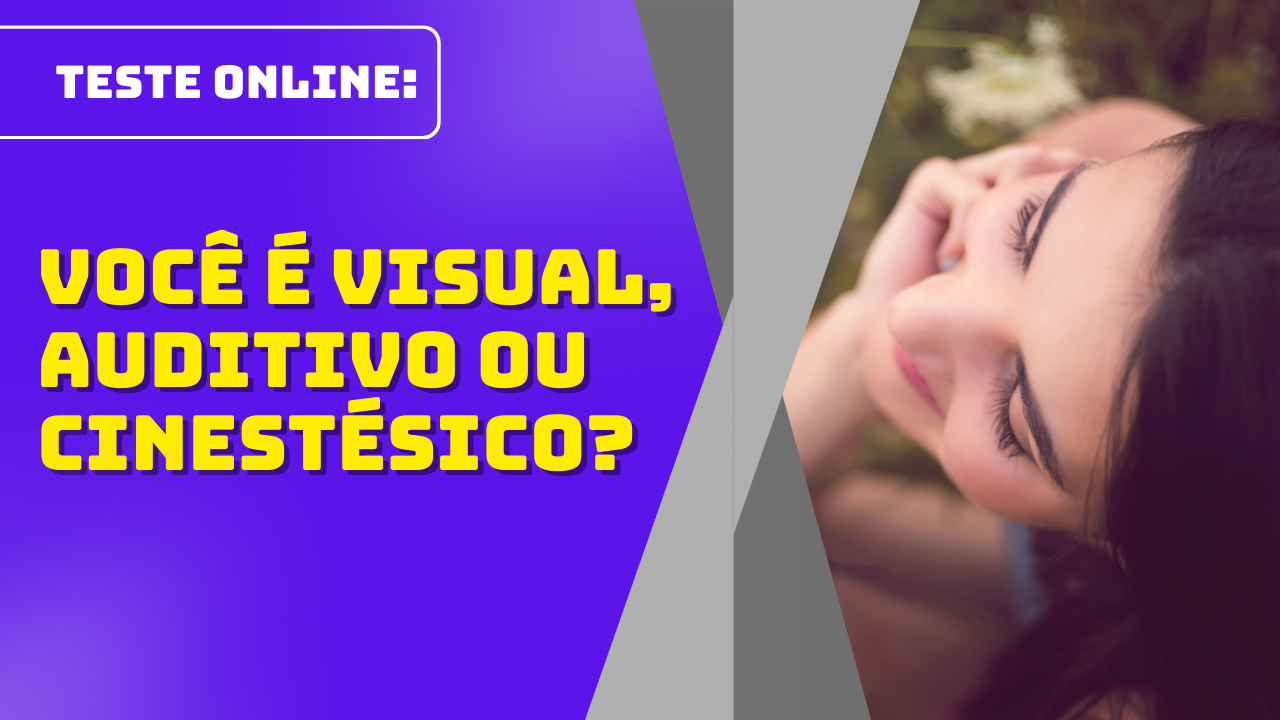 Cinestésico, Auditivo, Visual: Teste Online