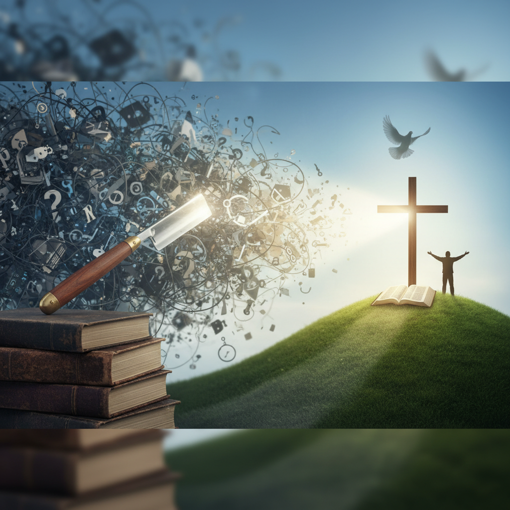 A Navalha de Occam Revelada: Como a Simplicidade Divina Corta Suas Dúvidas e Traz Paz.