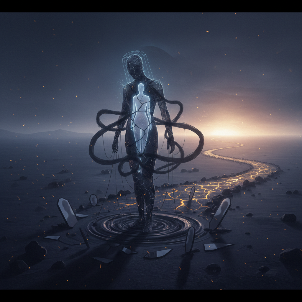 Mulher refletindo sobre suas Metas Invisíveis