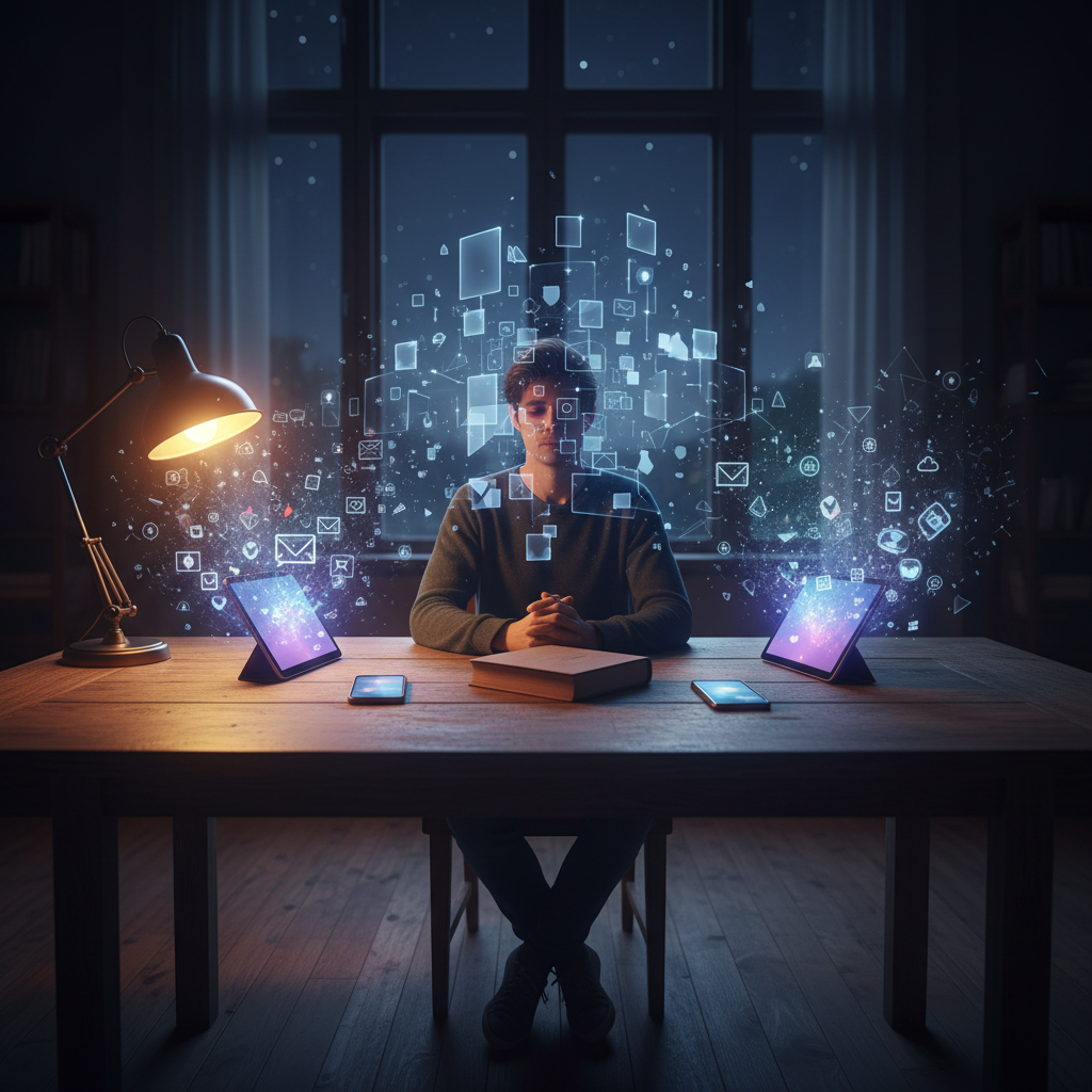 Dominando o Efeito Sombra da Notificação para a saúde mental O Efeito Sombra da Notificação e a autonomia de atenção digital