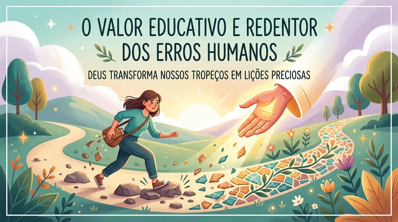 O Valor Redentor dos Nossos Erros: Como Deus Transforma Tropeços em Caminhos